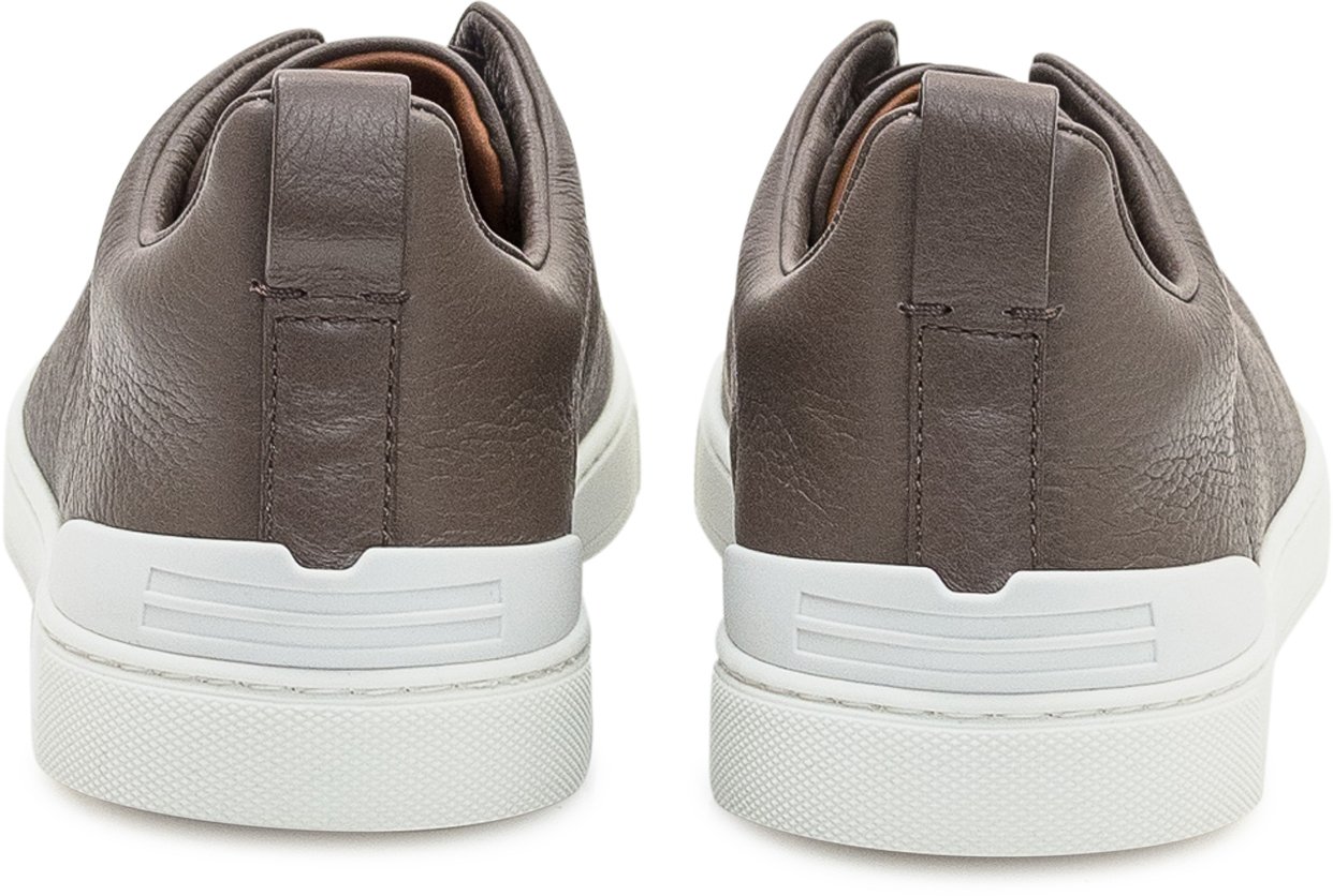 Zegna Sneakers Zegna Slip-On in Pelle Bruin
