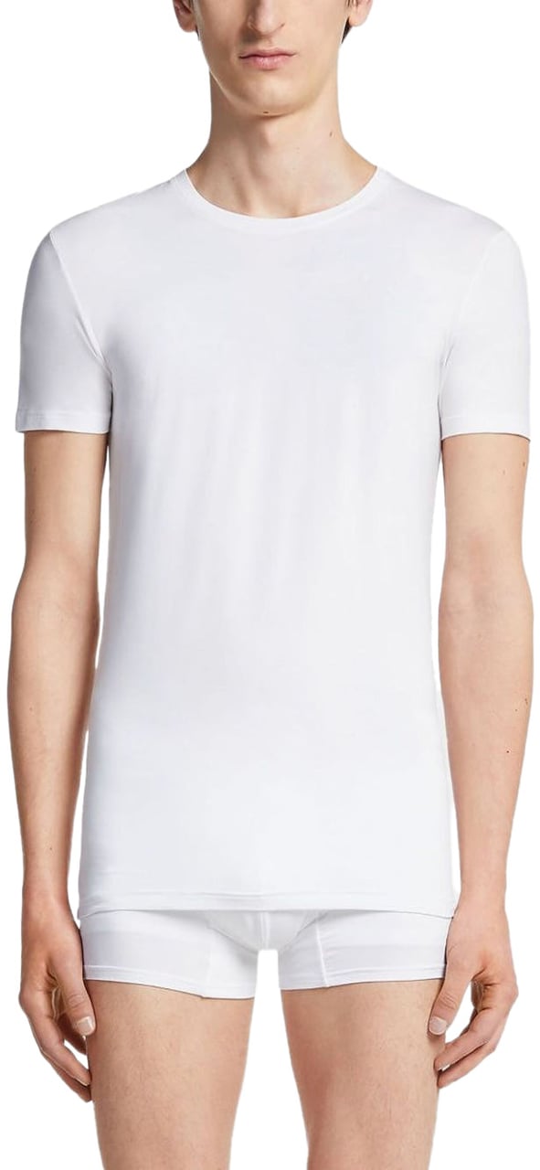 Zegna T-Shirts And Polos White Wit