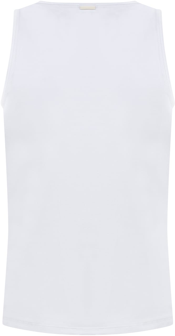 Zegna Top White Wit