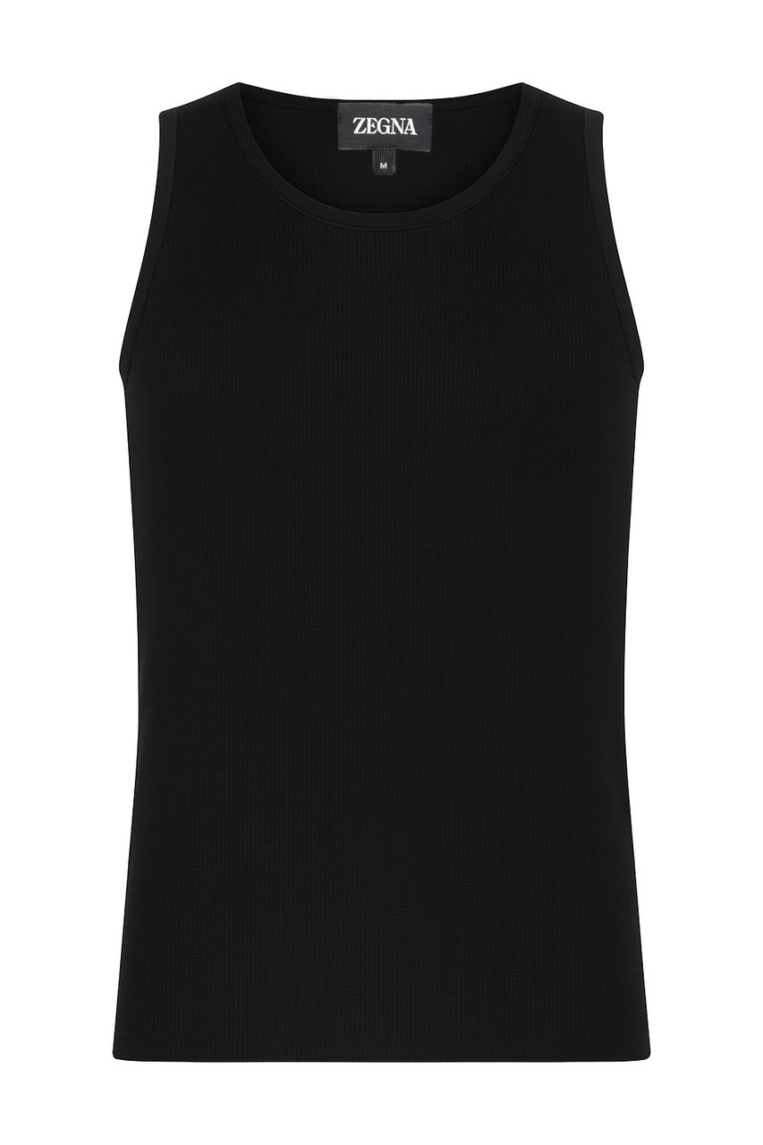 Zegna Top Black Zwart
