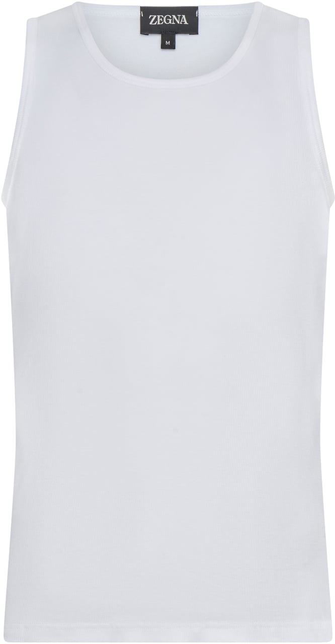 Zegna Top White Wit