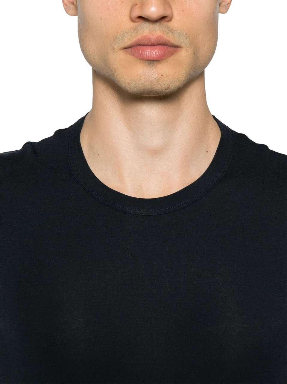 Zegna T-Shirts And Polos Blue Blauw