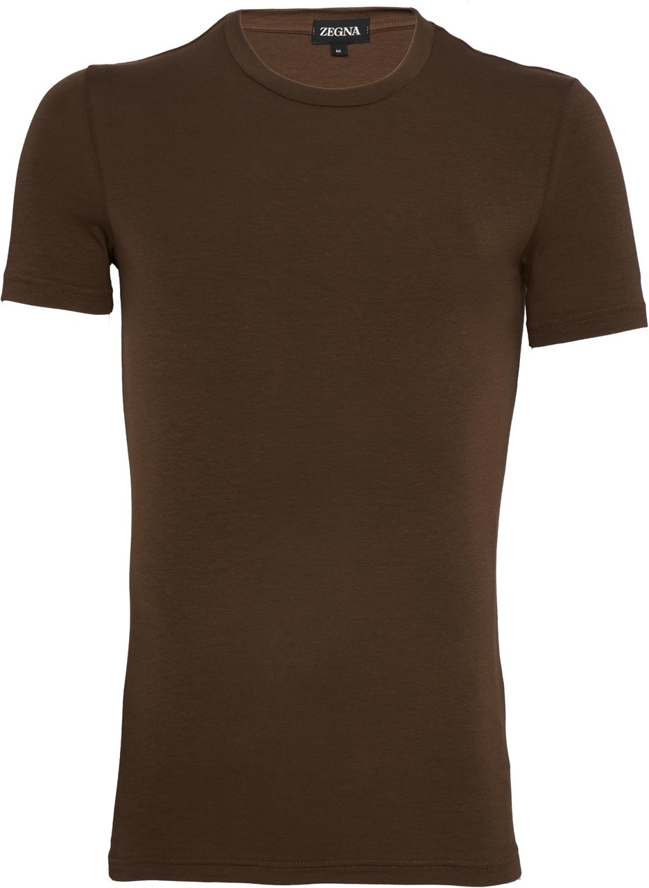 Zegna T-Shirts And Polos Brown Bruin