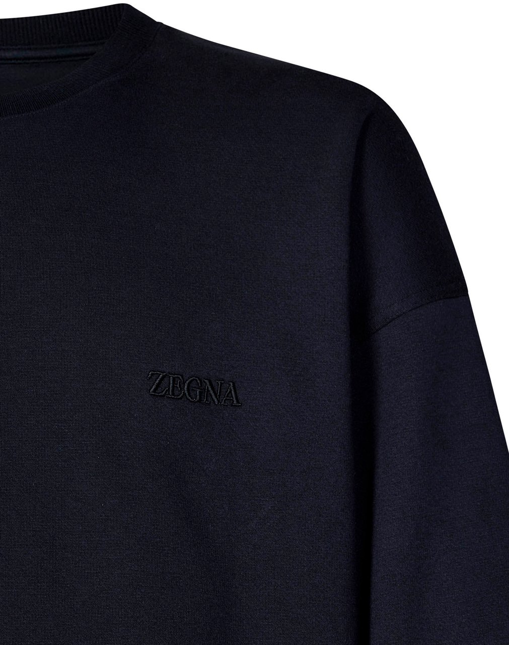 Zegna Sweaters Blue Blauw