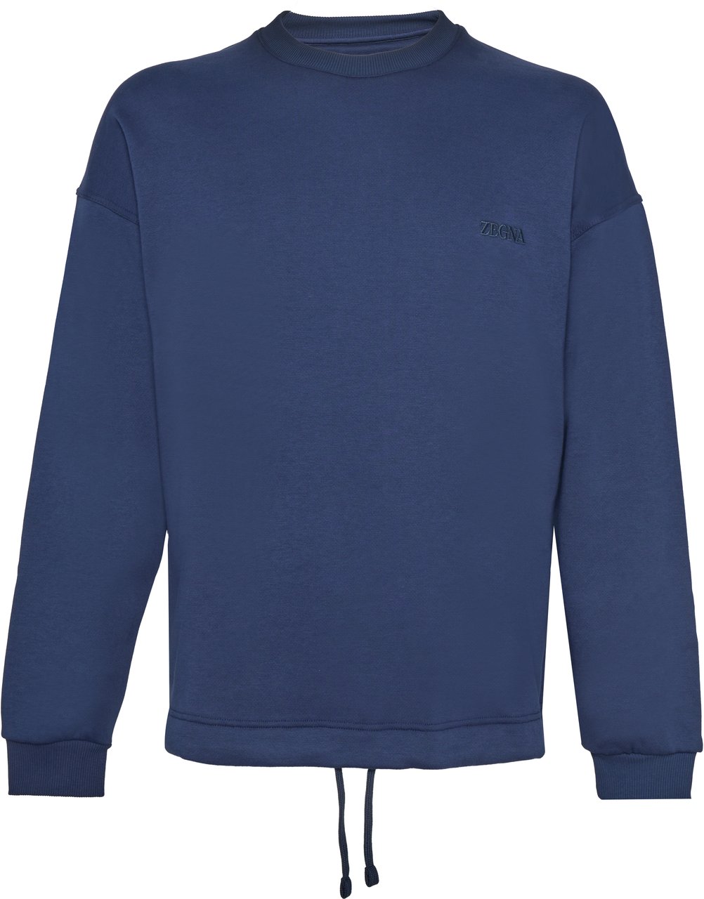 Zegna Sweaters Blue Blauw