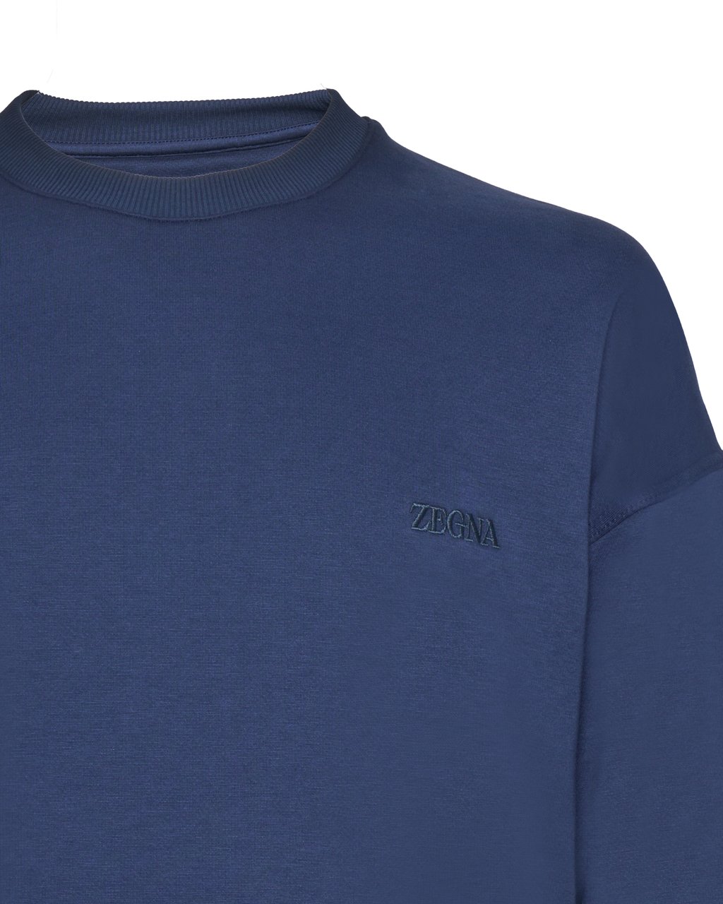 Zegna Sweaters Blue Blauw