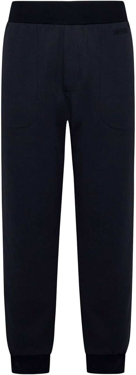 Zegna Trousers Blue Blauw