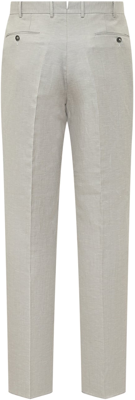 Zegna Pantaloni Sartoriali Uomo Lichtgrijs