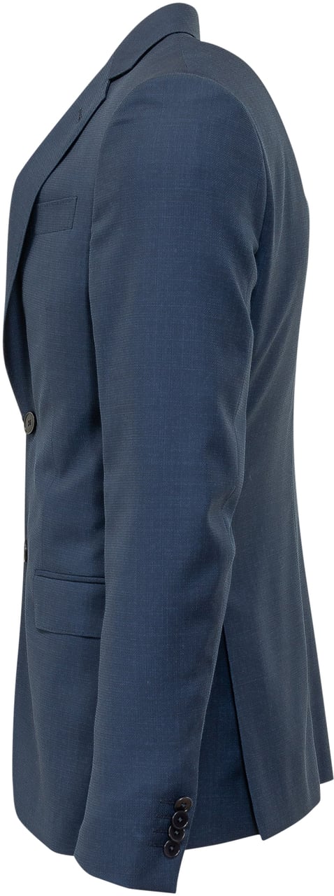 Zegna Abito Uomo in Lana Blauw