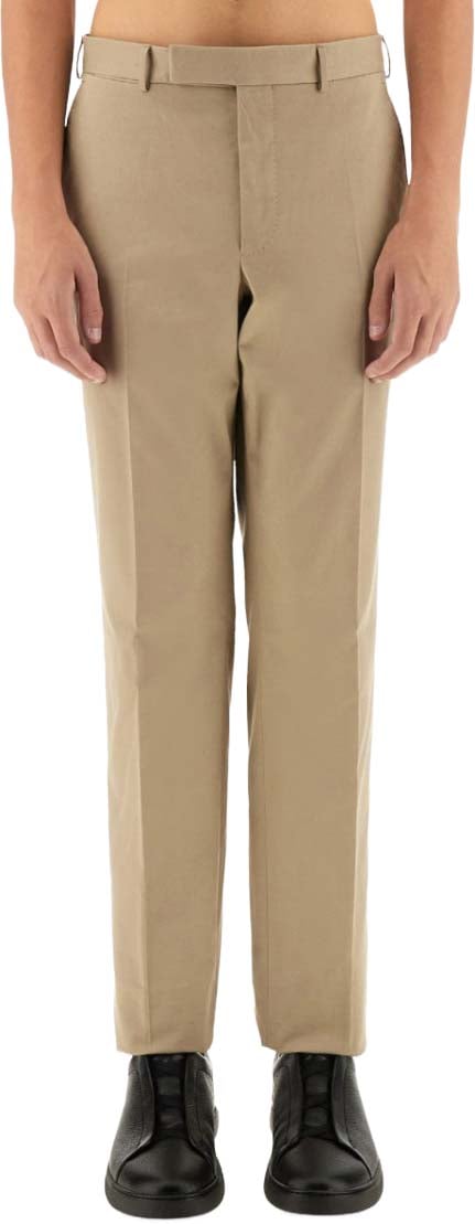 Zegna Straigth Leg Pants Neutraal