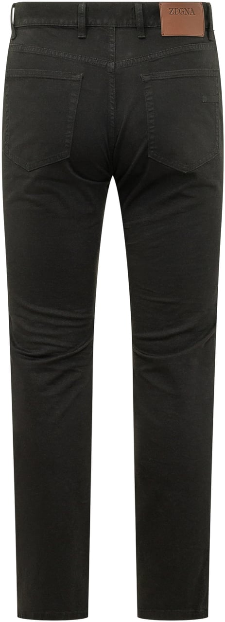 Zegna Jeans Stretch Zwart