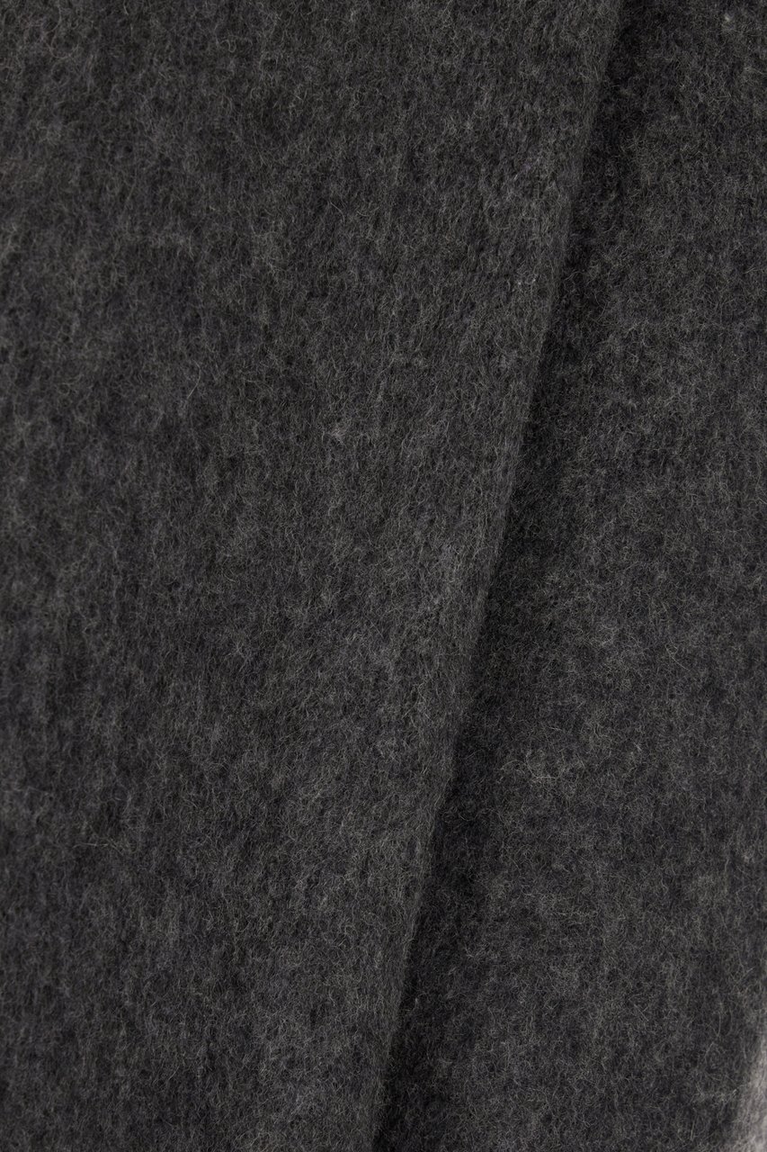 Zegna Zegna Dark grey cashmere sweater Grijs