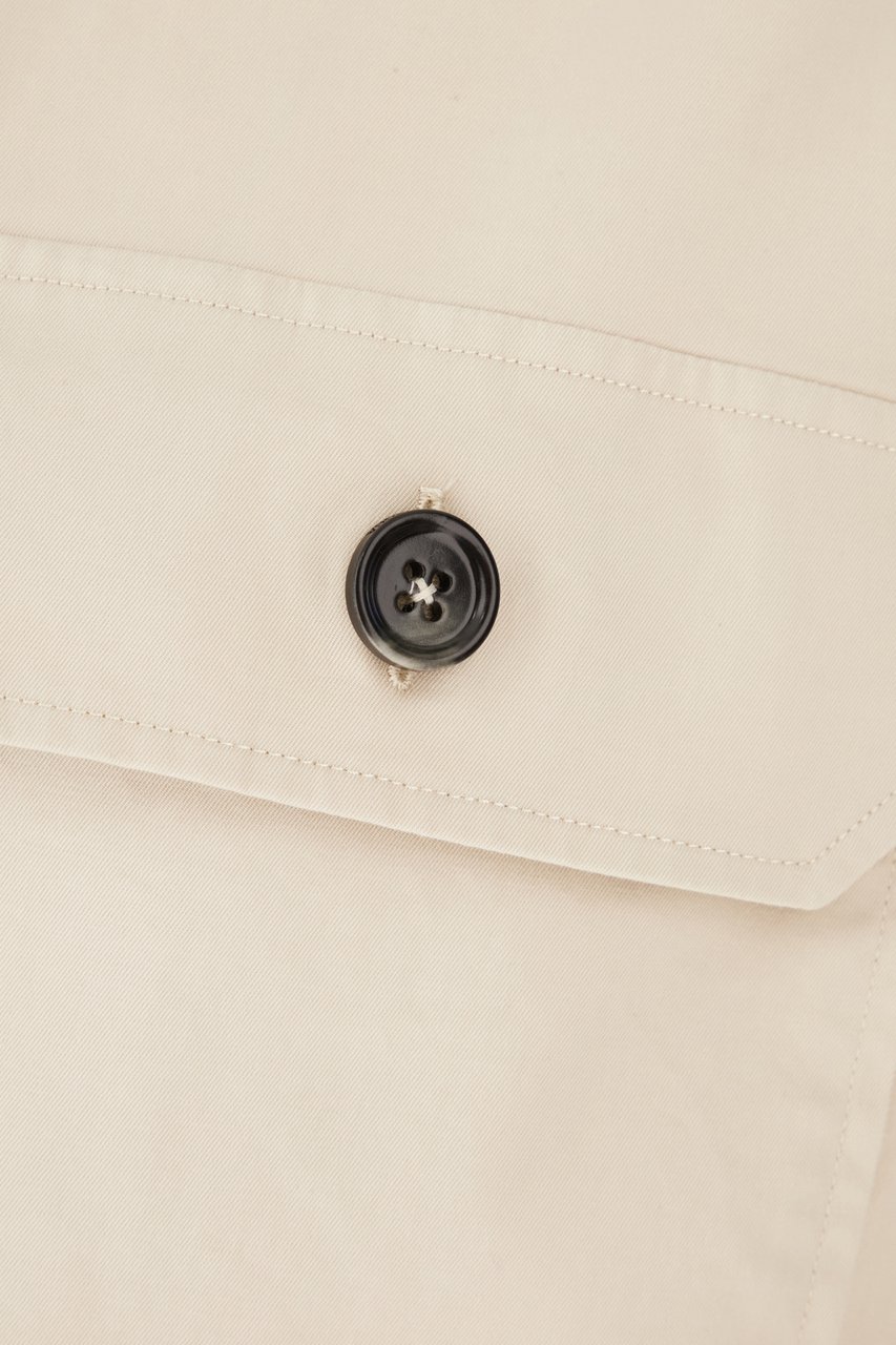 Zegna Sand cotton jacket Neutraal