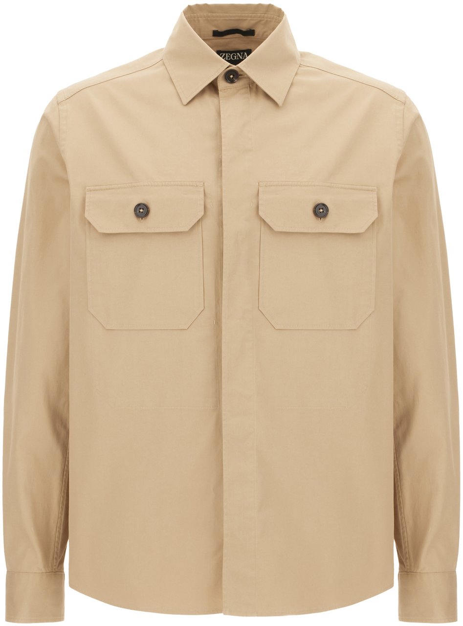 Zegna Beige cotton jacket Beige