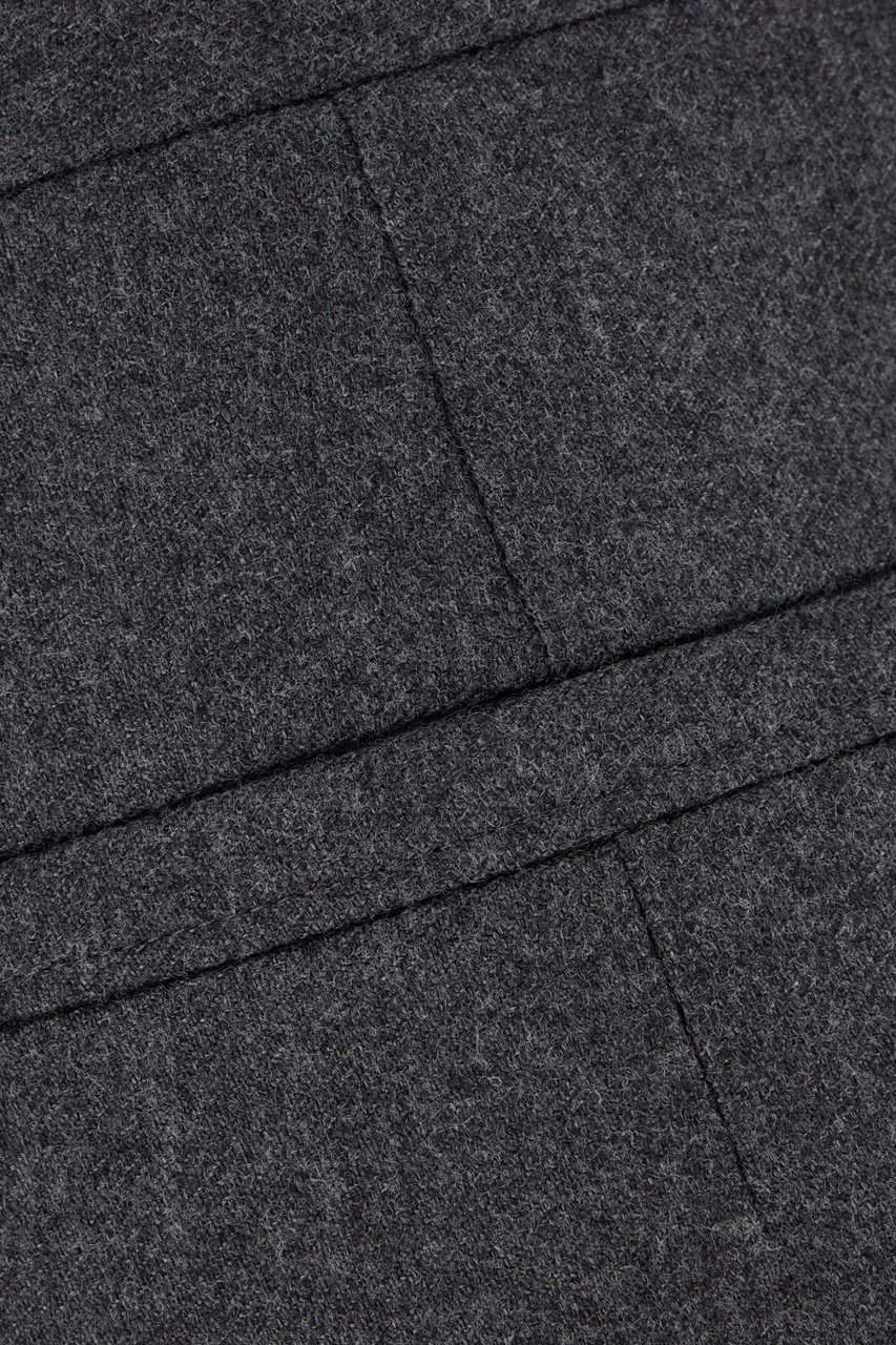 Zegna Zegna Dark grey wool pants Grijs