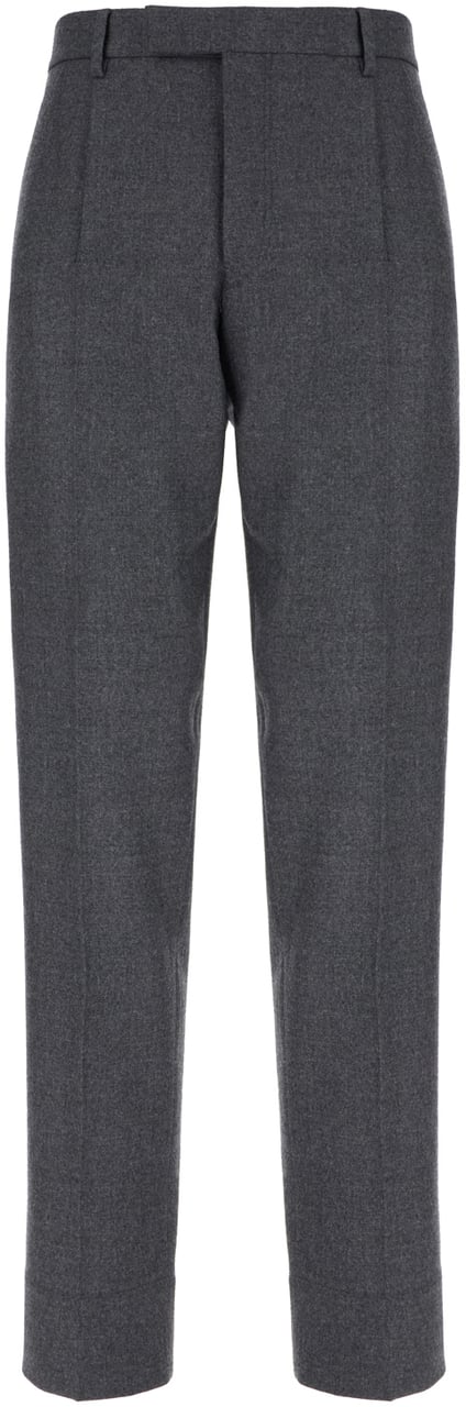 Zegna Zegna Dark grey wool pants Grijs