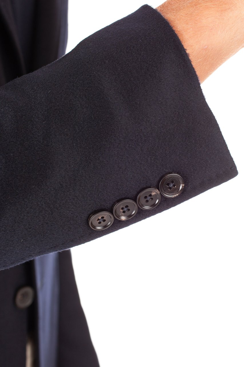 Zegna Pure Cashmere Unstructured Jacket Zwart