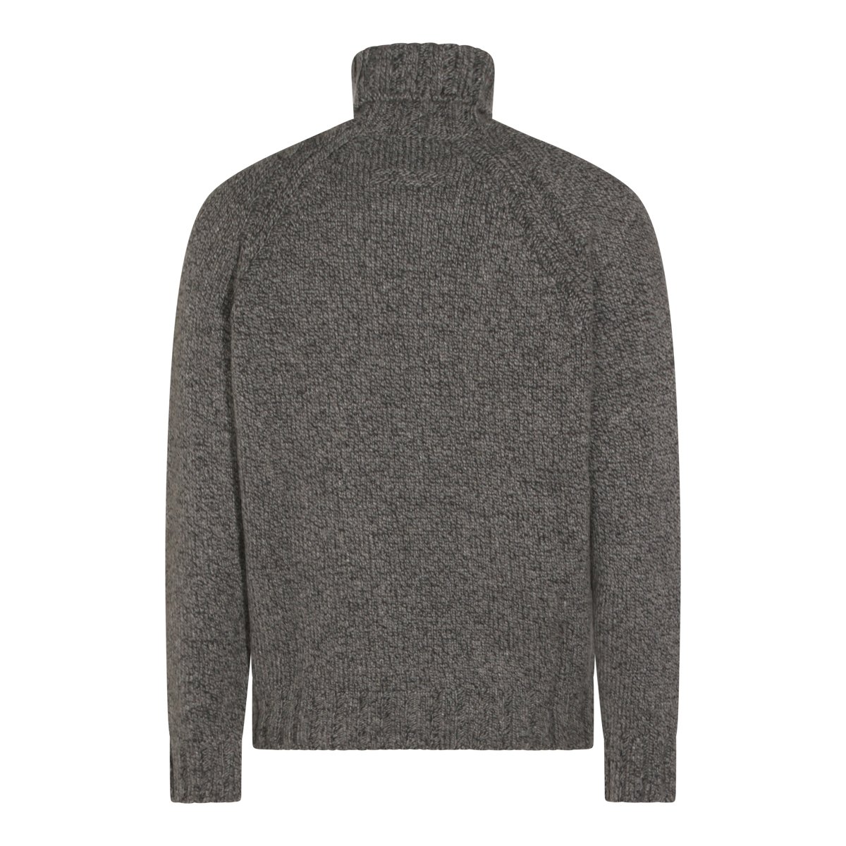 Zegna Dark Grey Cashmere Knitwear Grijs