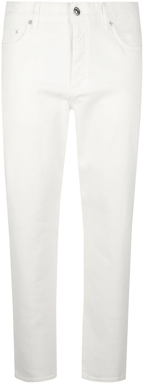 Zegna Inches Classic Light Comfort Jeans White Wit