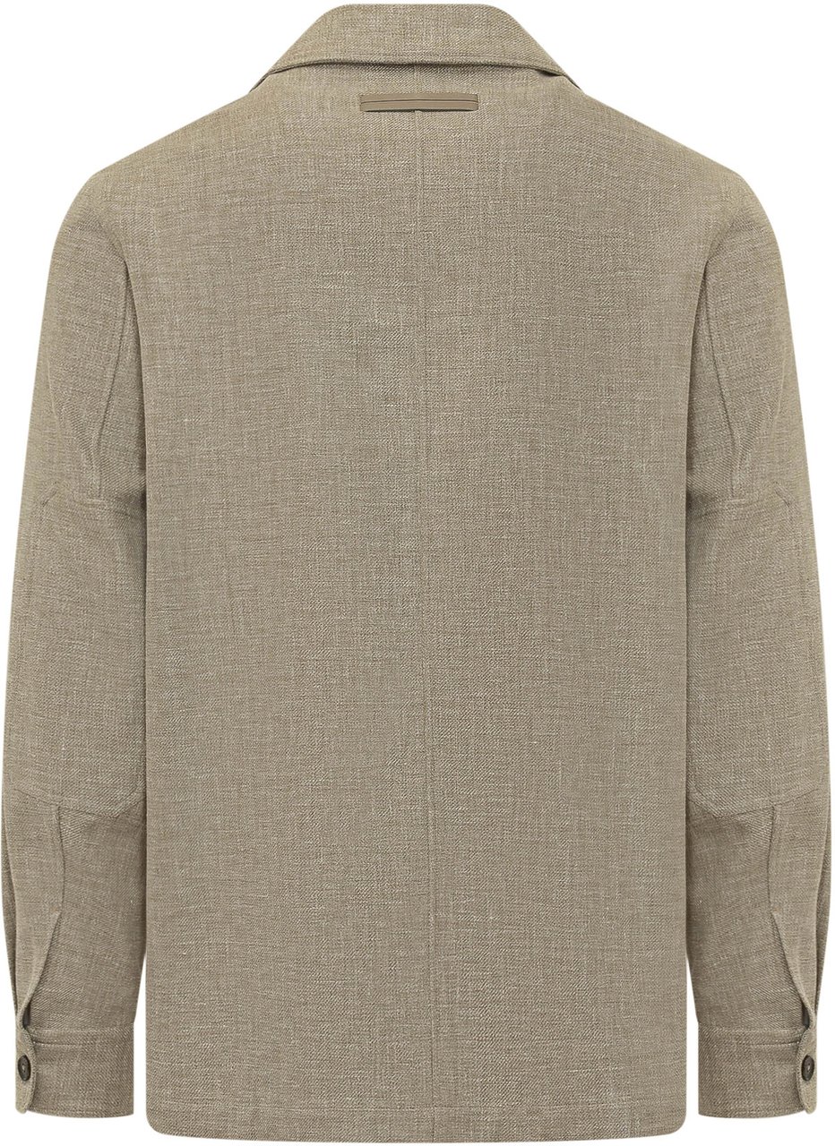 Zegna CROSSOVER OVERSHIRT Taupe