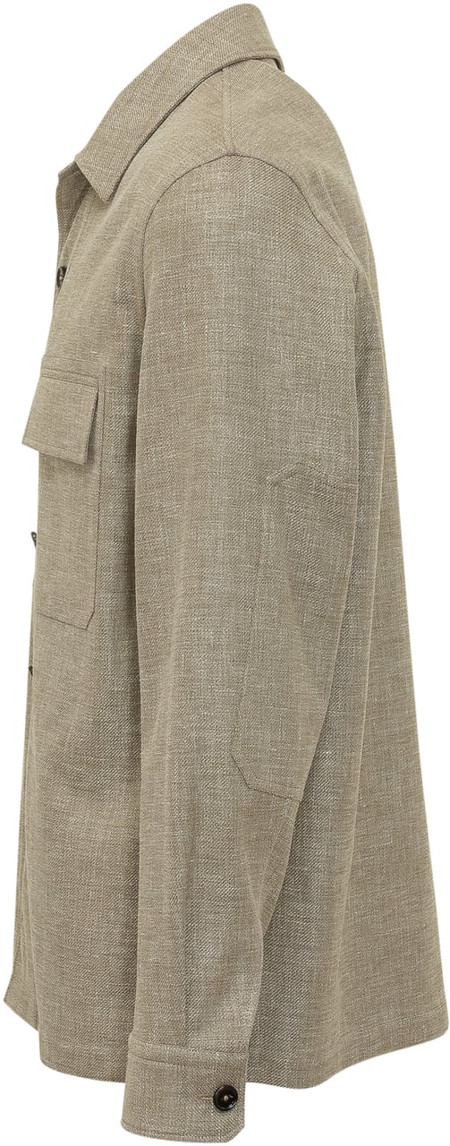 Zegna CROSSOVER OVERSHIRT Taupe
