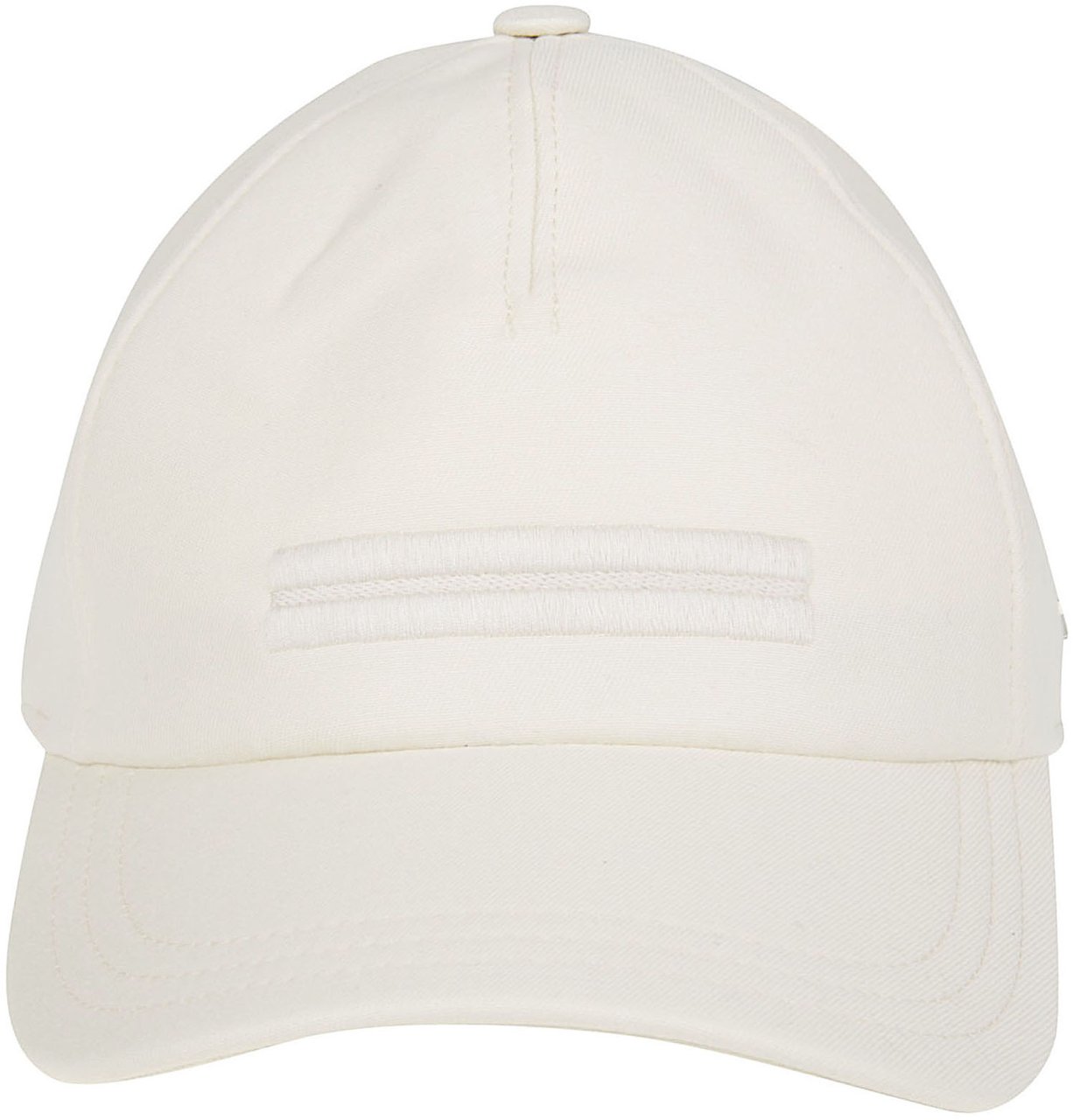 Zegna Lux Baseball Cap White Wit