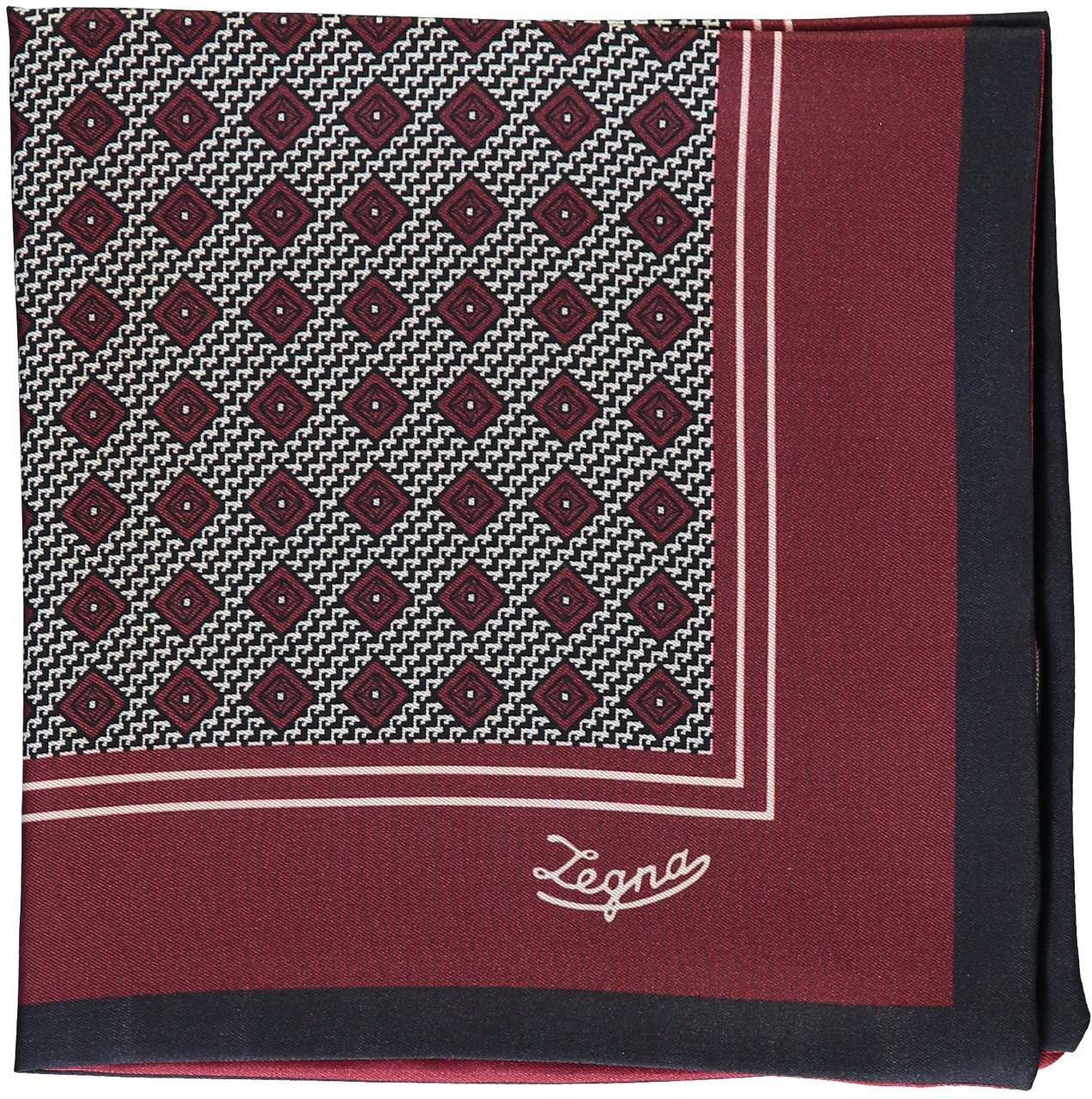 Zegna Pocket square Rood