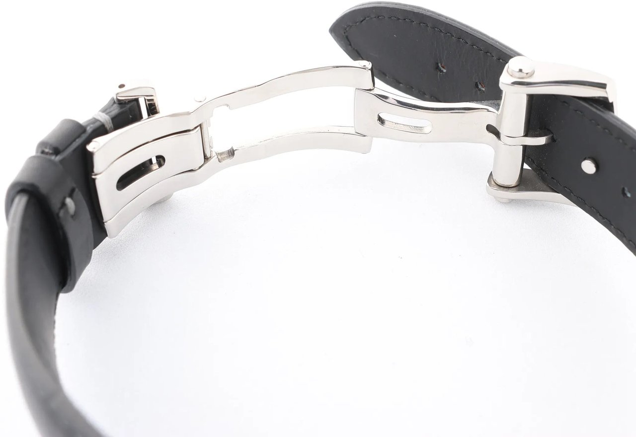 Zenith Zenith Chronometro TIPO CP-2 03.2240.4069 SS x Leather AT Watch with Black Dial Zwart