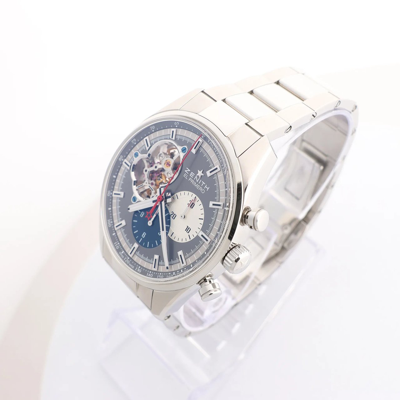 Zenith Zenith El Primero CHRONOMASTER OPEN 03.2040.4061/23.M2040 379233 SS AT Watch with Gray Dial Grijs