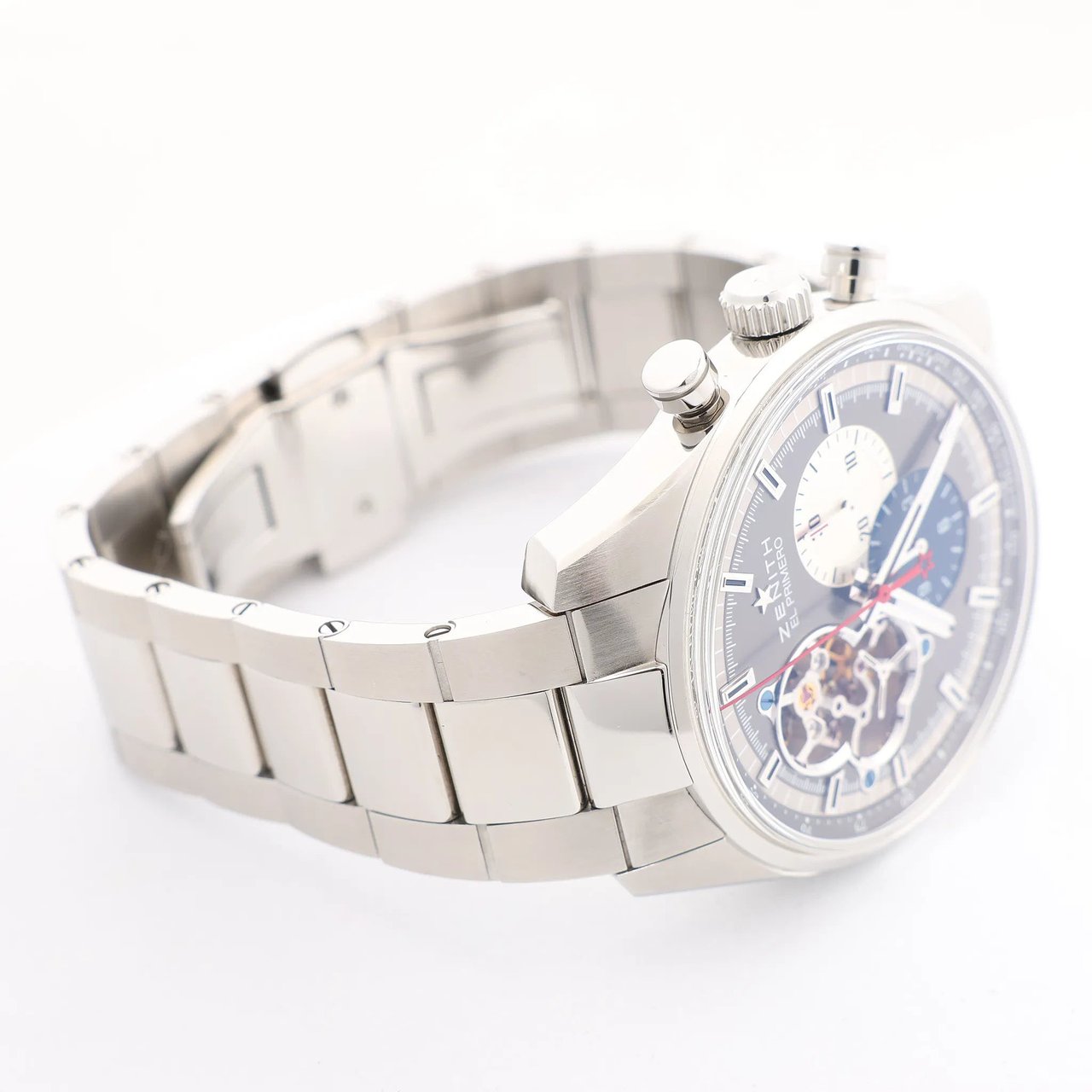 Zenith Zenith El Primero CHRONOMASTER OPEN 03.2040.4061/23.M2040 379233 SS AT Watch with Gray Dial Grijs