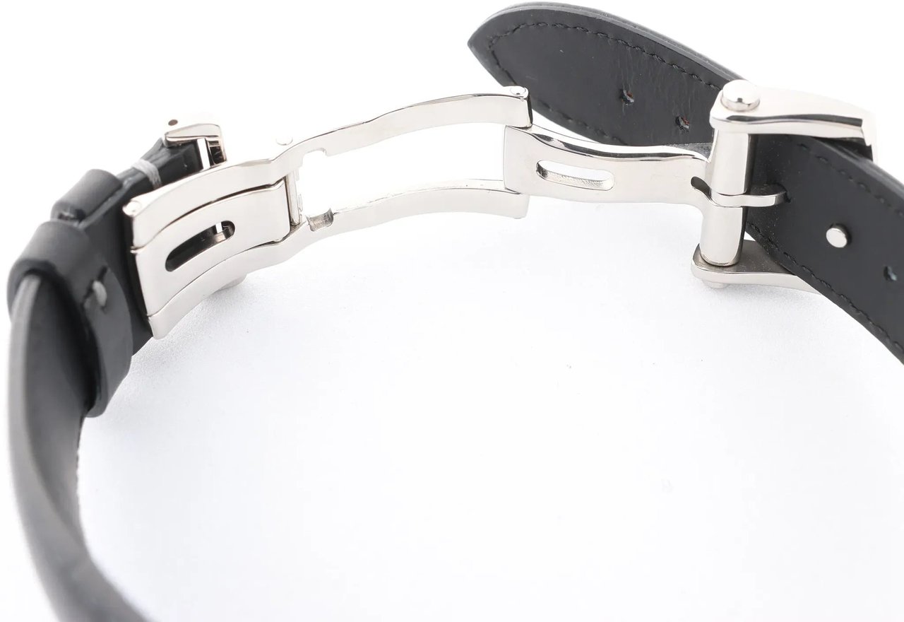 Zenith Zenith Chronometro TIPO CP-2 03.2240.4069 SS x Leather AT Watch with Black Dial Zwart