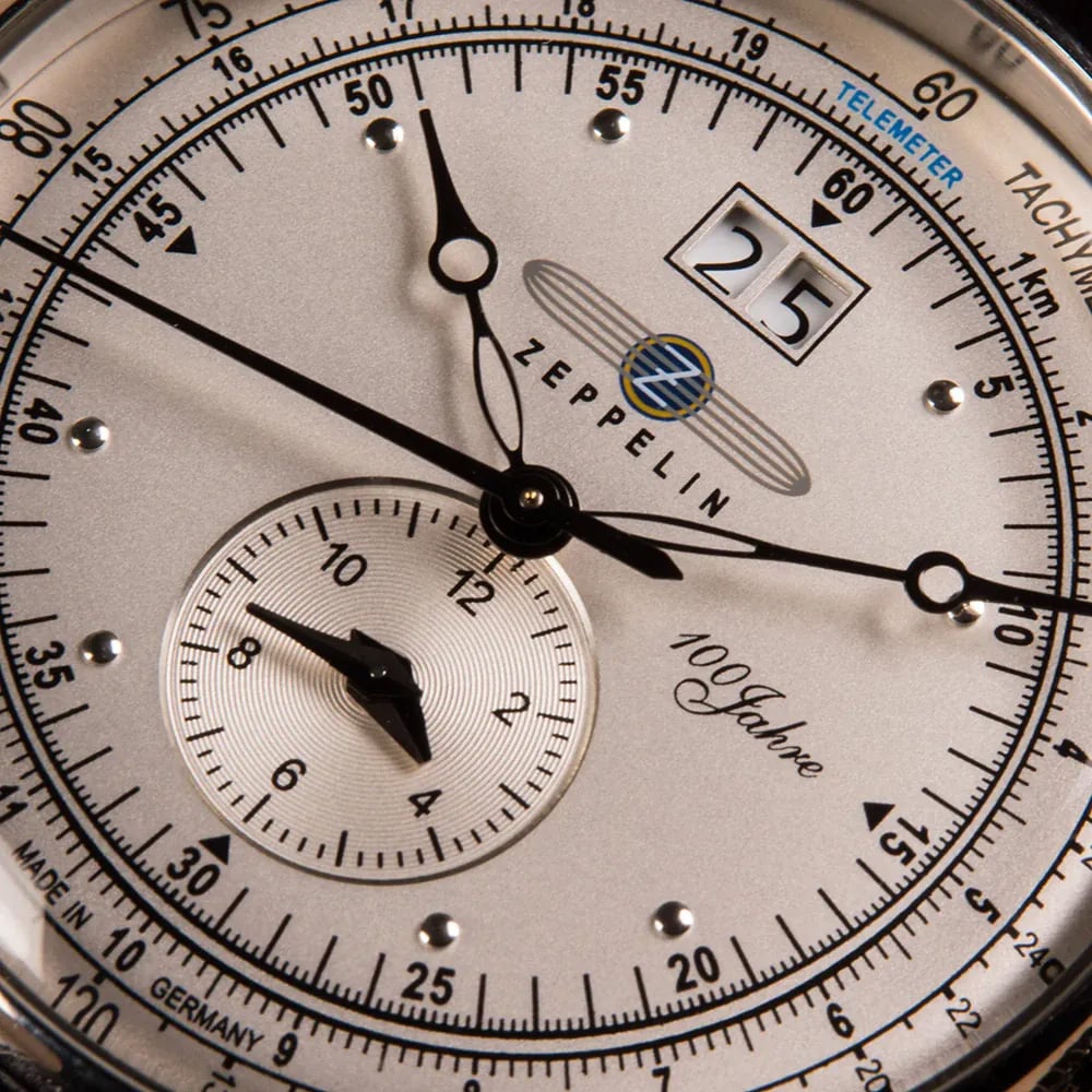 Zeppelin 7640-1 100 Jahre  heren horloge Beige