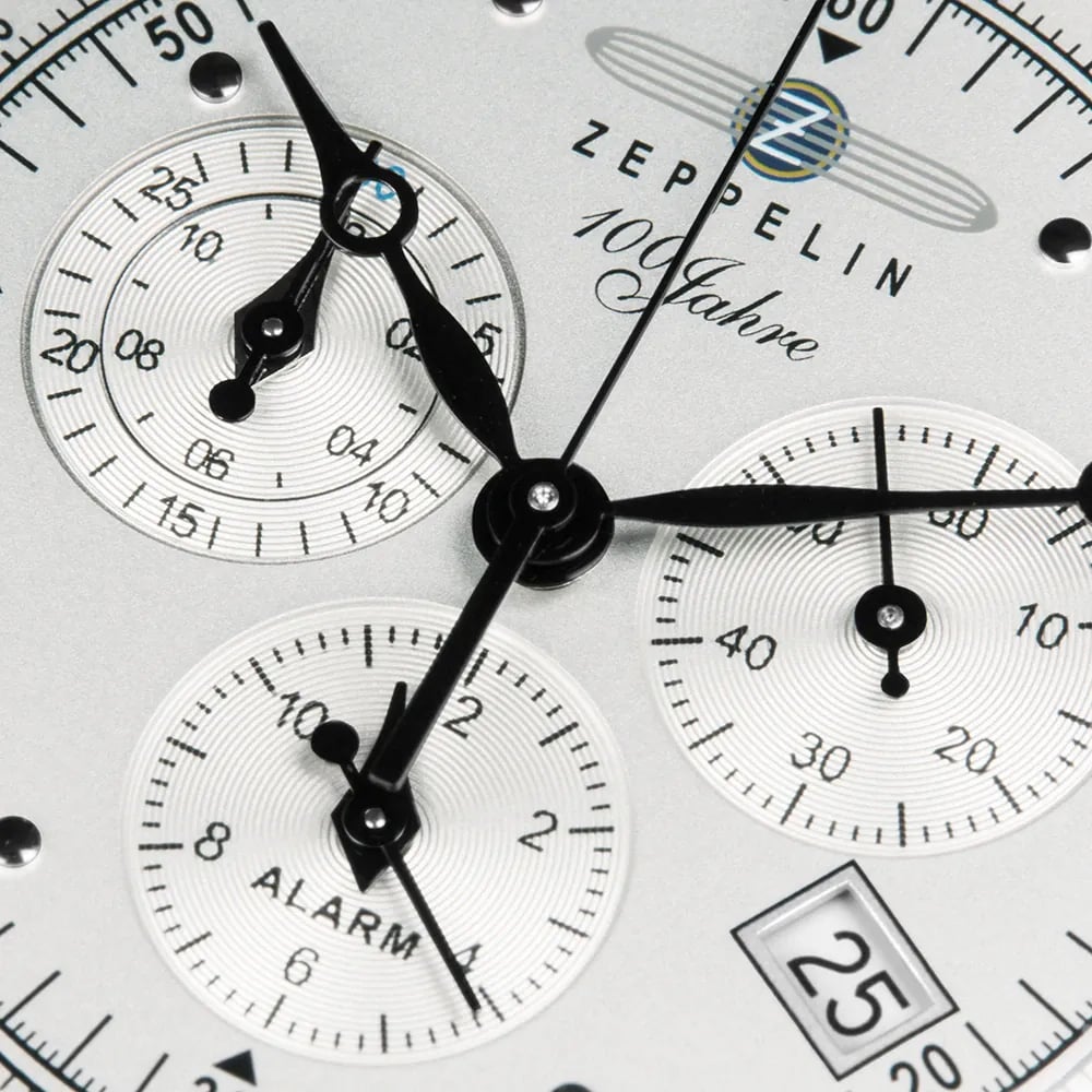 Zeppelin 7680-1 100 Jahre heren horloge Wit