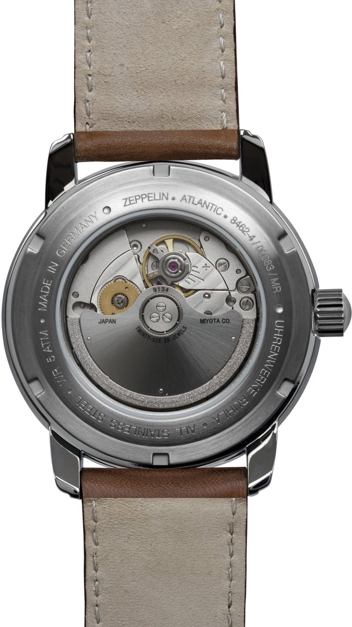 Zeppelin 8462-4 Atlantic automatisch horloge 42 mm Groen