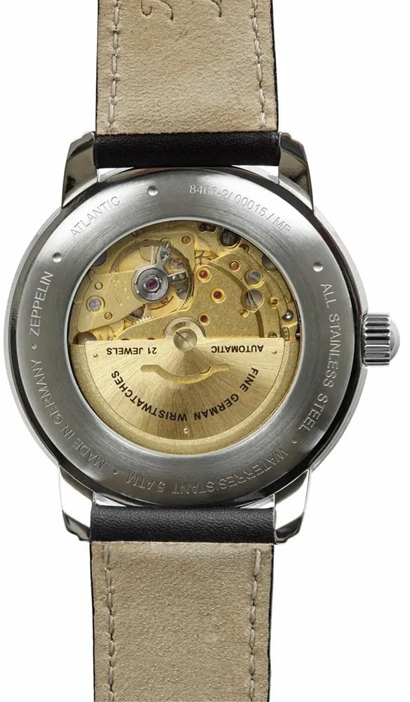 Zeppelin 8466-2 Atlantic automatisch heren horloge Zwart