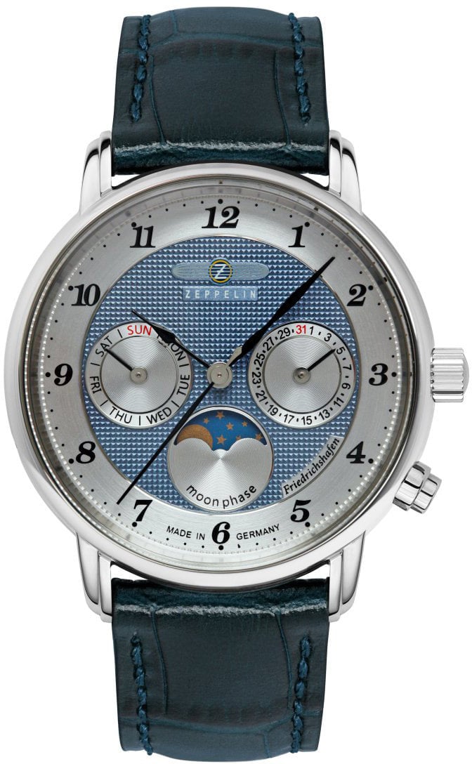 Zeppelin 8537-3 Friedrichshafen horloge 36 mm Blauw