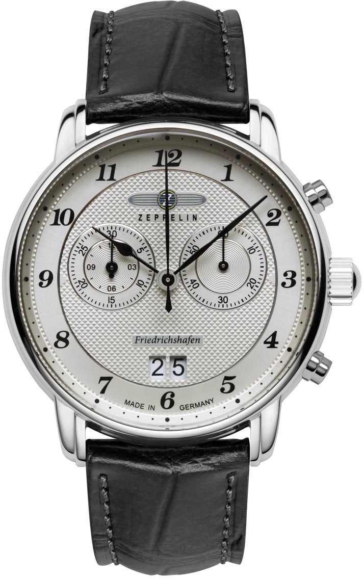 Zeppelin 8584-4 Friedrichshafen chronograaf horloge 40 mm Wit
