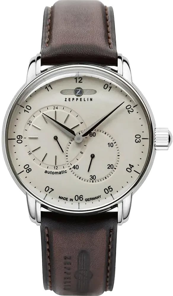 Zeppelin 8662-5 New Captain's Line automatisch horloge Beige