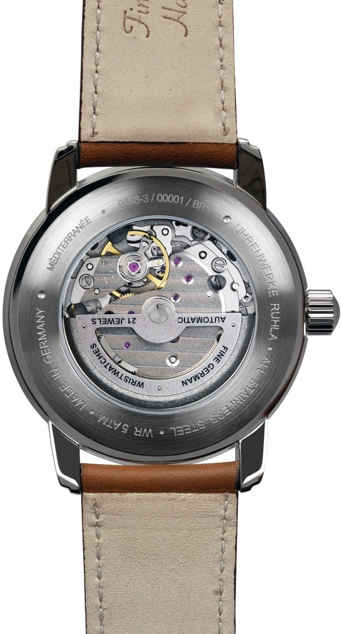 Zeppelin 9668-3 Méditerranée automatisch horloge 40 mm Blauw