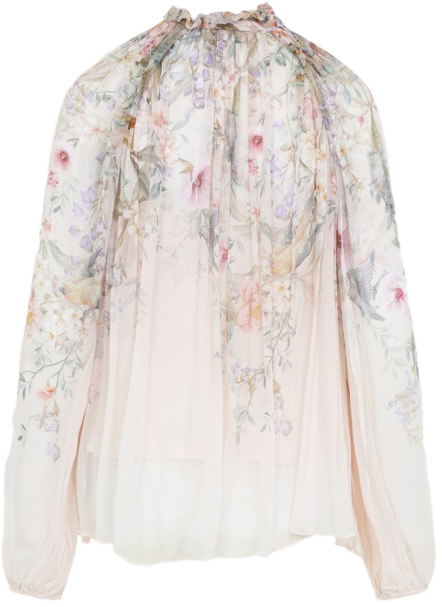 Zimmermann Shirts Beige Wit