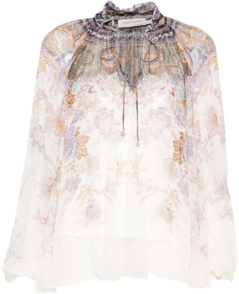 Zimmermann Shirts Crema Beige