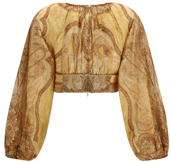 Zimmermann Zimmermann Bicolor Cotton Blouse Divers