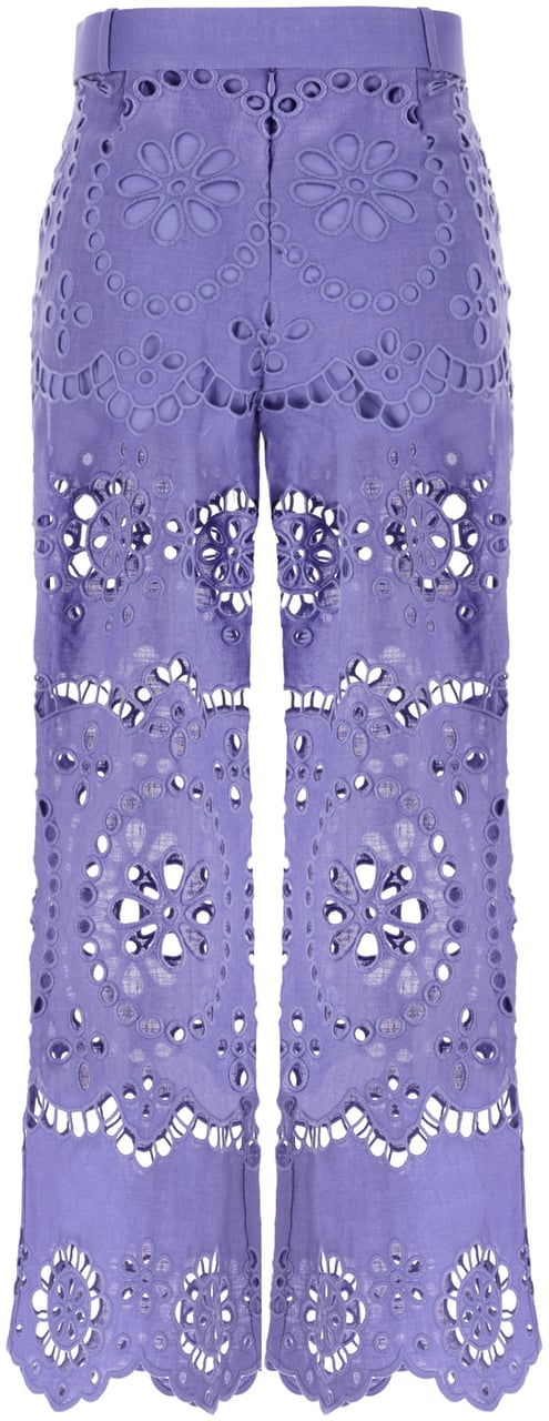 Zimmermann Zimmermann Purple linen Pop pants Paars