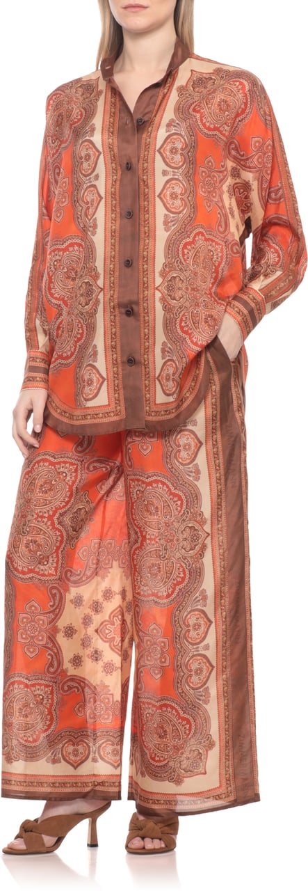 Zimmermann Trousers Orange Oranje