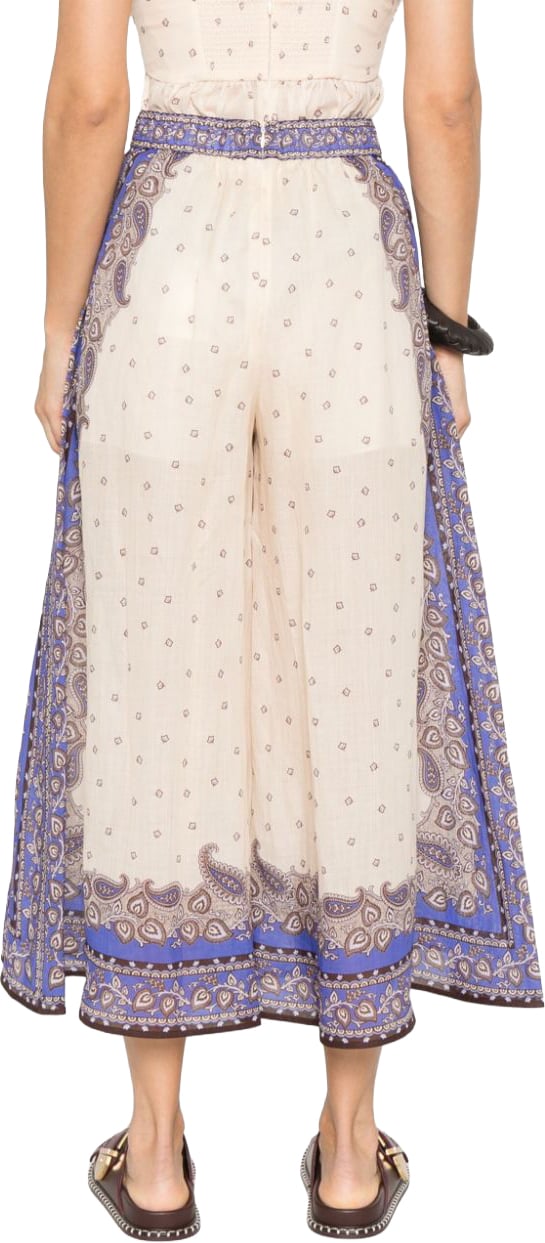 Zimmermann Trousers Purple Wit