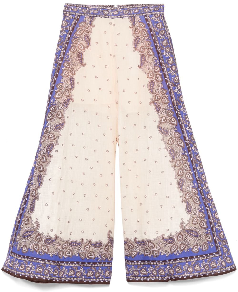 Zimmermann Trousers Purple Wit
