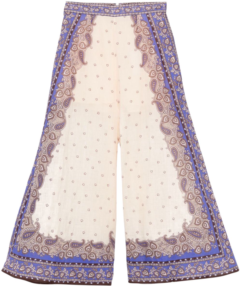 Zimmermann Trousers Purple Paars