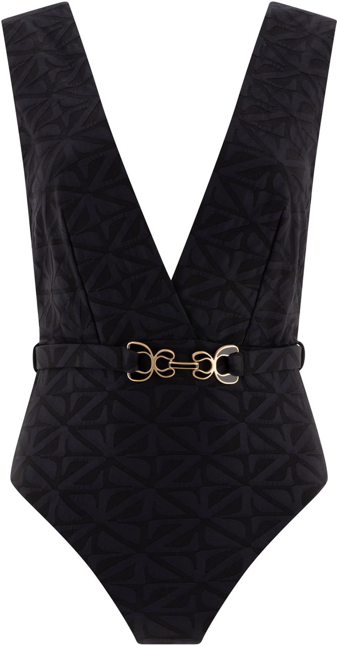 Zimmermann "Maxine" One-piece swimsuit Zwart
