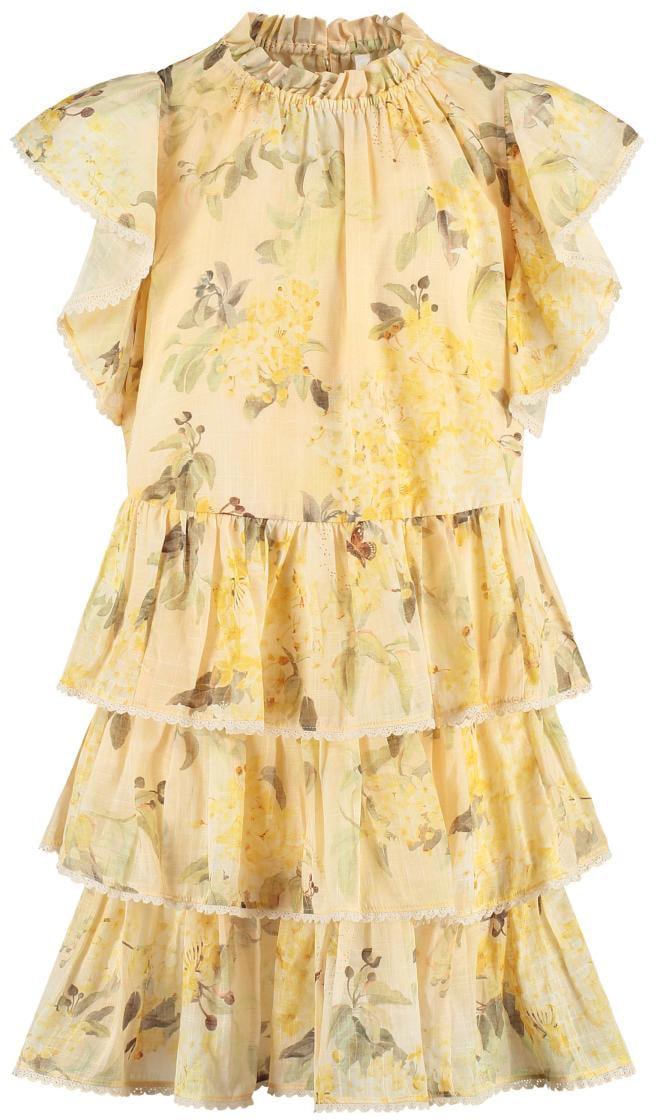 Zimmermann Cascadian Kids Swing Dress Geel