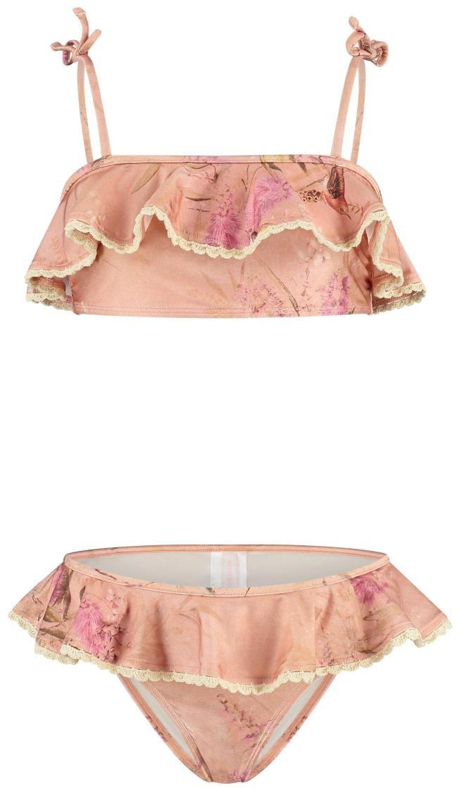 Zimmermann Cascadian Kids Trim Bikini Roze